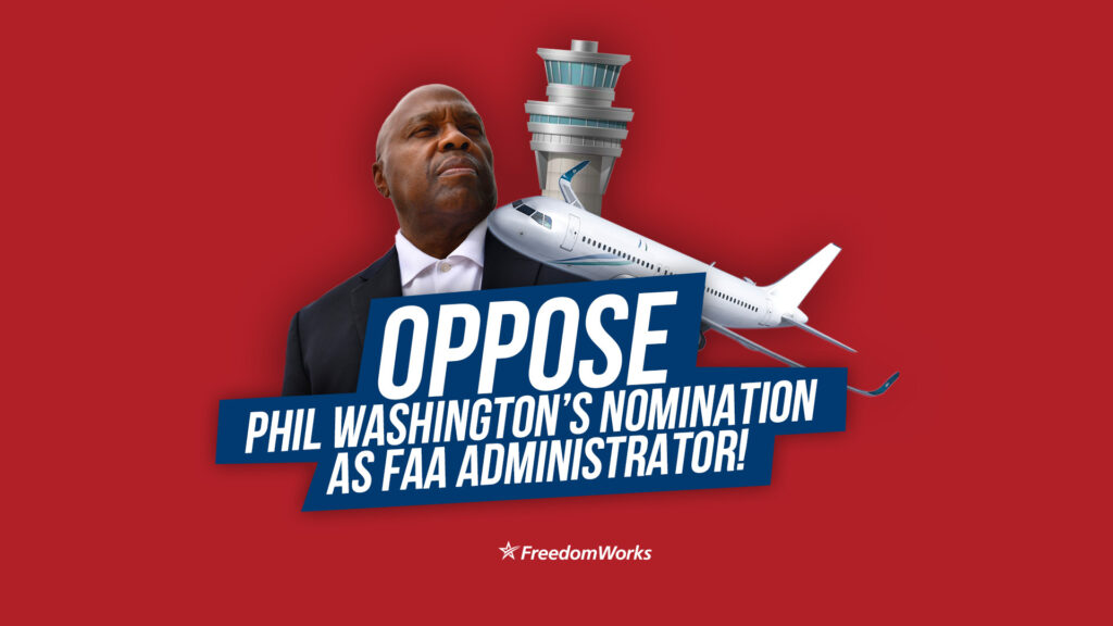 Oppose Washington FAA Administrator